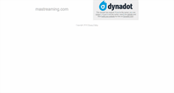 Desktop Screenshot of mastreaming.com